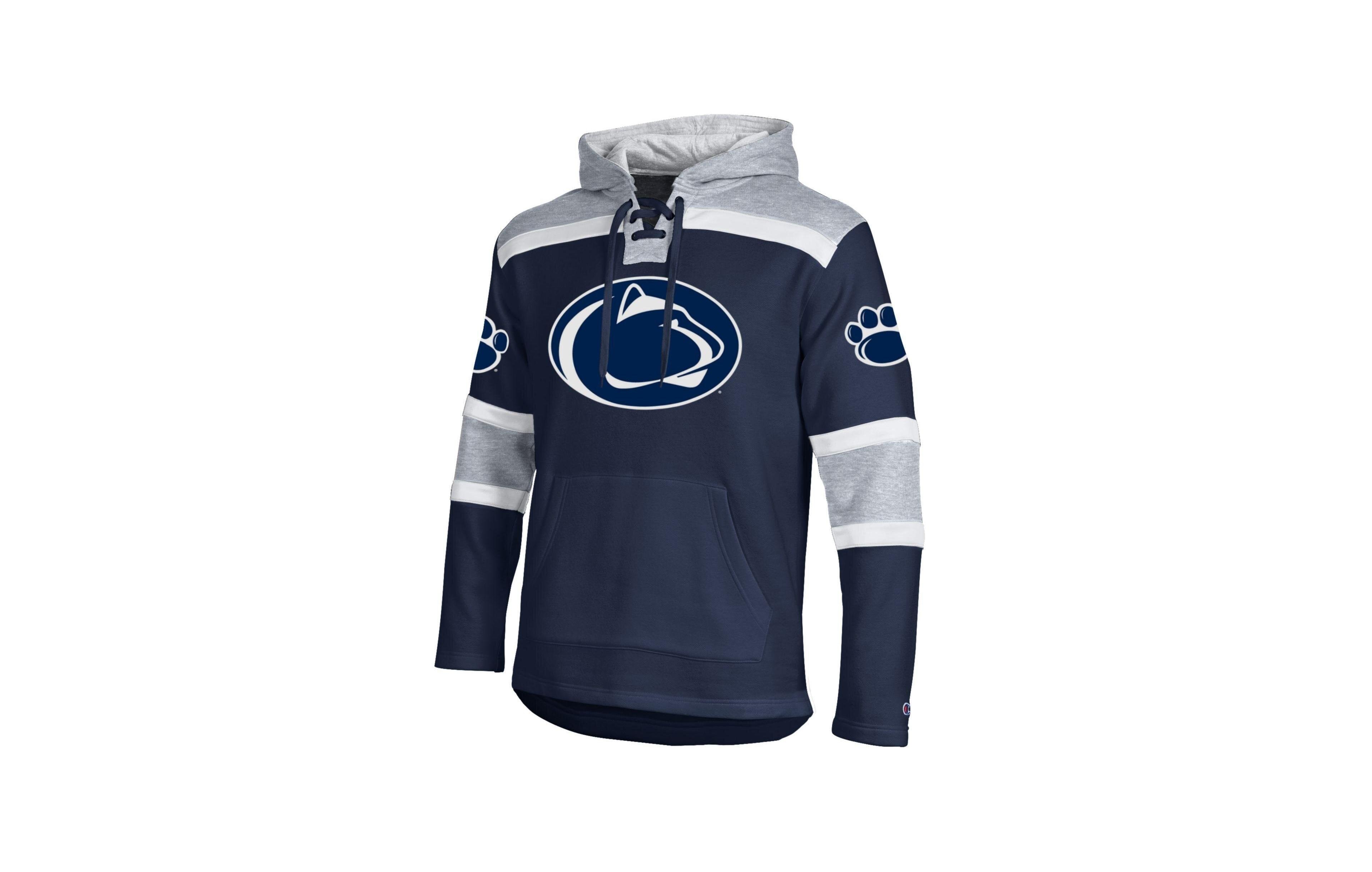 Champion Men's Navy Penn State Nittany Lions Lacer Fleece Hoodie