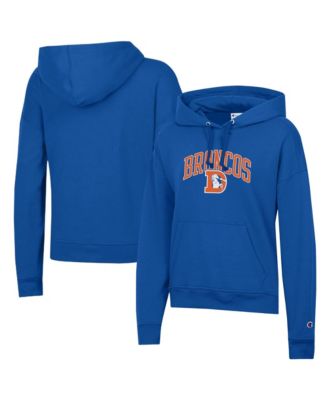 Women's Royal Denver Broncos Powerblend Hoodie
