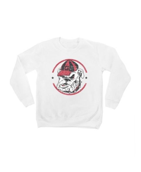 Детская толстовка Gameday Couture White Georgia Bulldogs End Zone Pullover