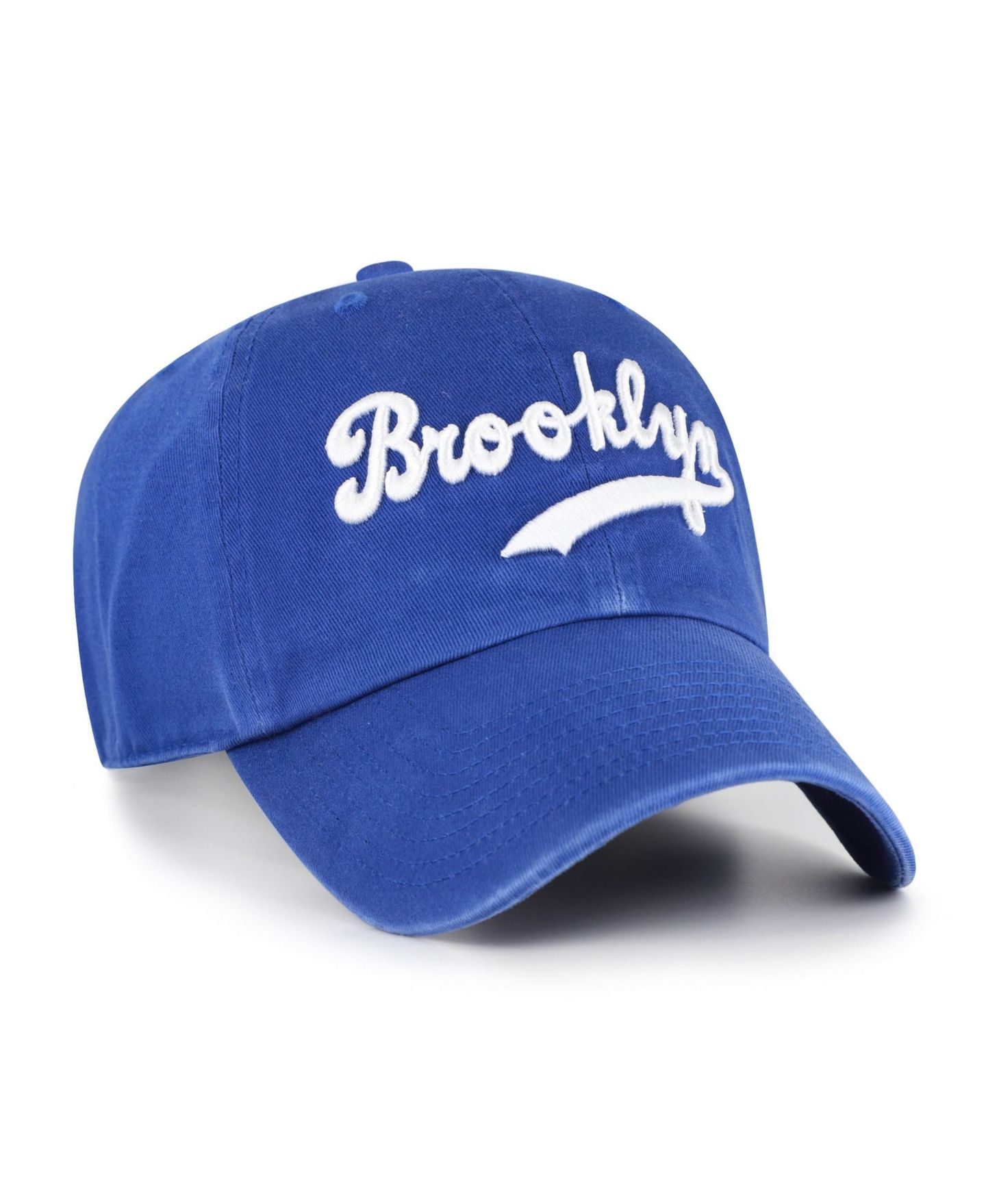 Мужская кепка '47 Brand Royal Brooklyn Dodgers Cooperstown Collection Script Clean Up Adjustable Hat — фото 2