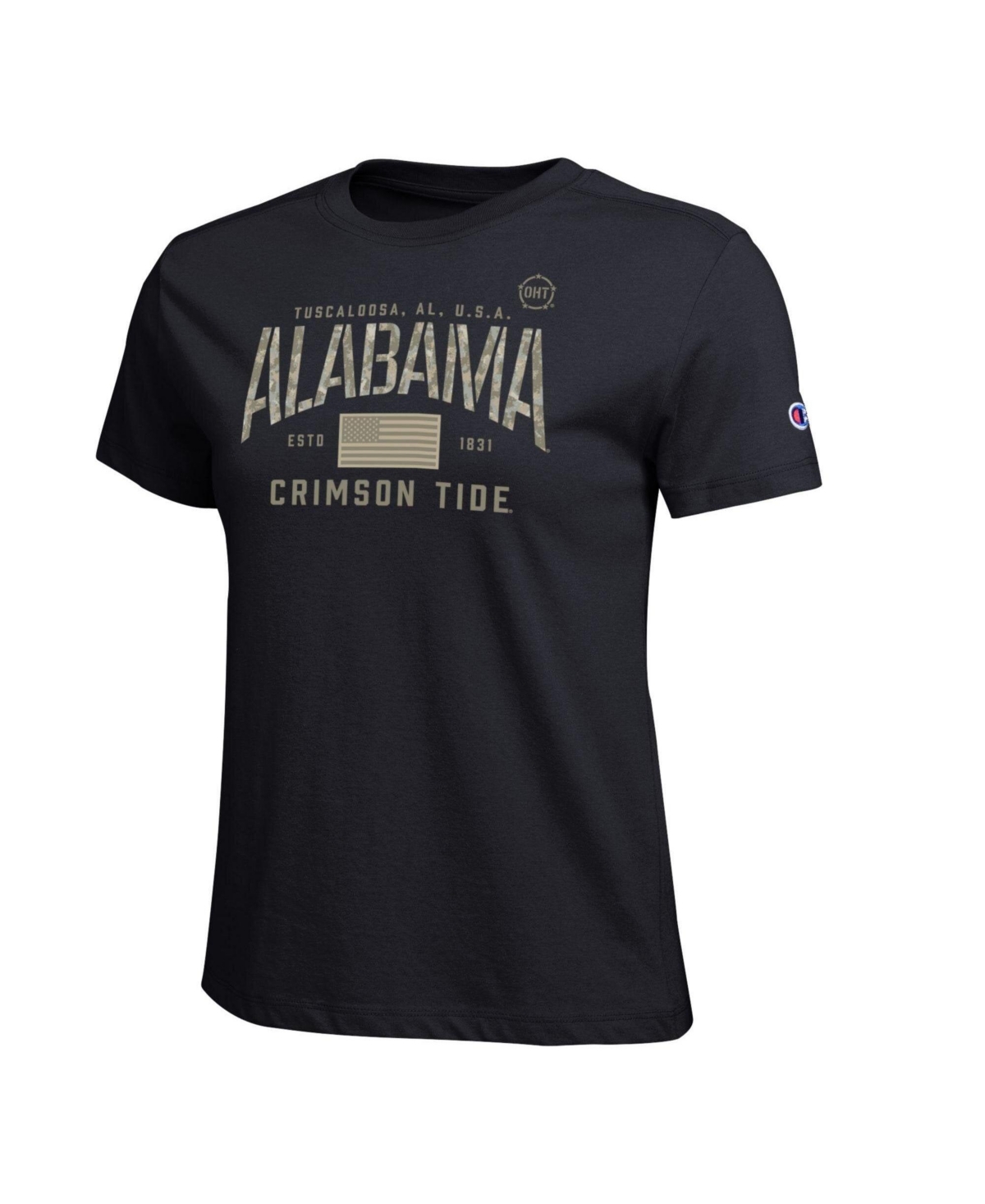 Champion Women's Black Alabama Crimson Tide Operation Hat Trick Core T-Shirt - Black