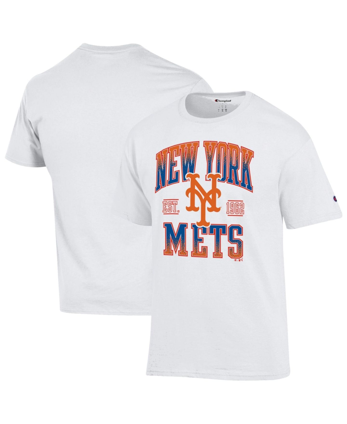 Мужская футболка Champion White New York Mets Team Name — фото 1