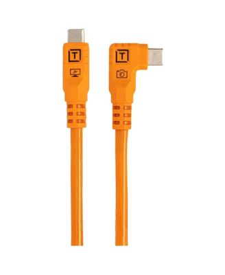 TetherPro Optima 10G 1.6' USB-C Right Angle Pigtail Cable