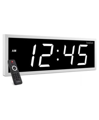 24" LED Display Digital Wall Clock with Timer and Remote Control