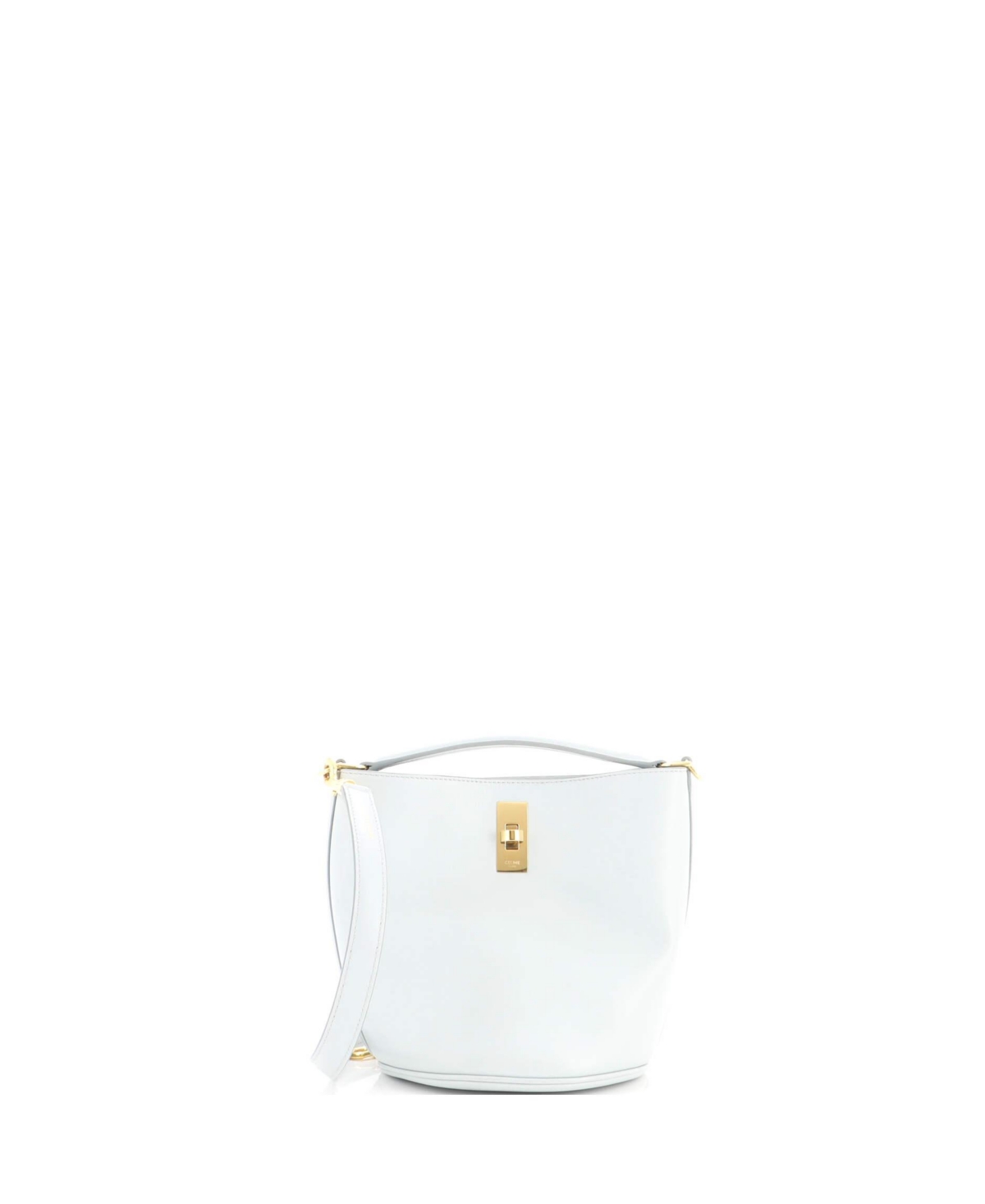 Pre-Owned Celine Teen Bucket 16 Bag Leather - White