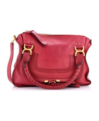 Medium Marcie Satchel Leather