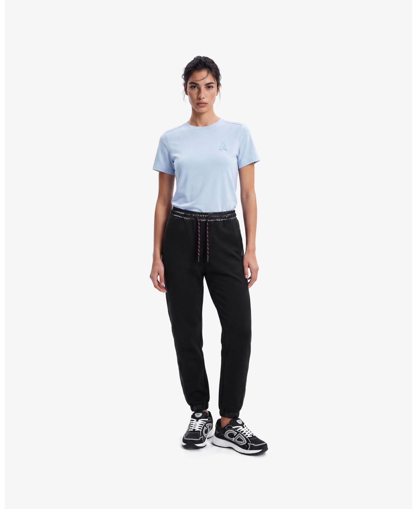 Женские брюки Alpenhaus Lauzet Straight-Leg Pull-On Elasticized-Cuff Sweatpants, цвет: Чёрный — фото 5