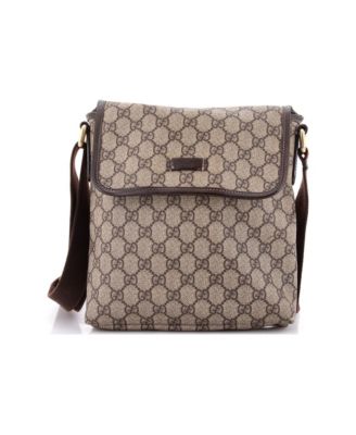 Small Flap Messenger GG Coated Canvas