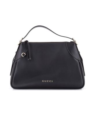Medium Emblem Shoulder Bag Leather