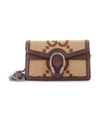 Super Mini Dionysus Bag Jumbo GG Canvas