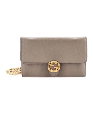 Interlocking Wallet on Chain Leather