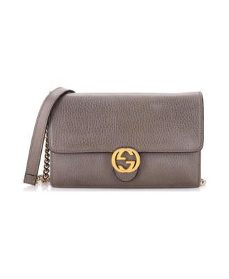 Interlocking Wallet on Chain Leather