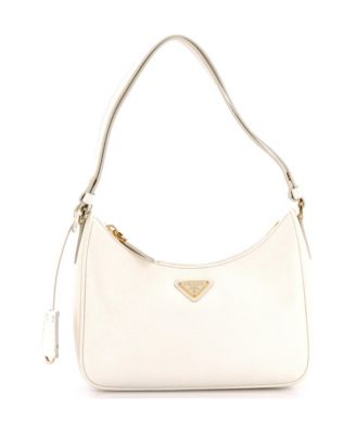 Mini Re-Edition Hobo Saffiano Leather
