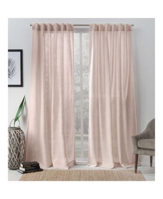 Bella Sheer, Hidden Tab Top Curtain Panels (Set of 2)