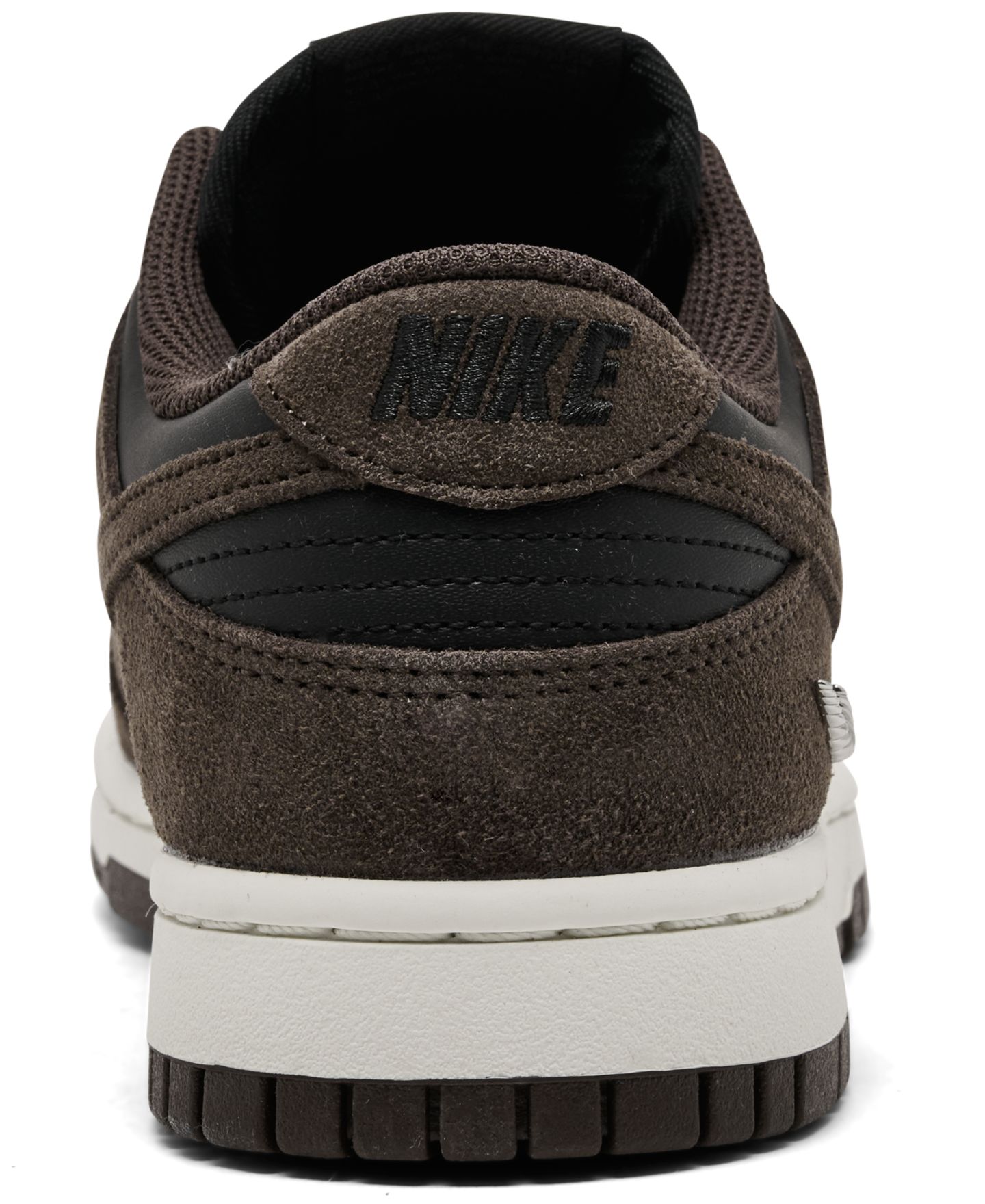 Женские кроссовки Nike Dunk Low Mini Swoosh Casual, цвет: Чёрный / Коричневый — фото 4