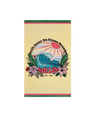 Drift Away Cotton Beach Towel, 64" x 38"