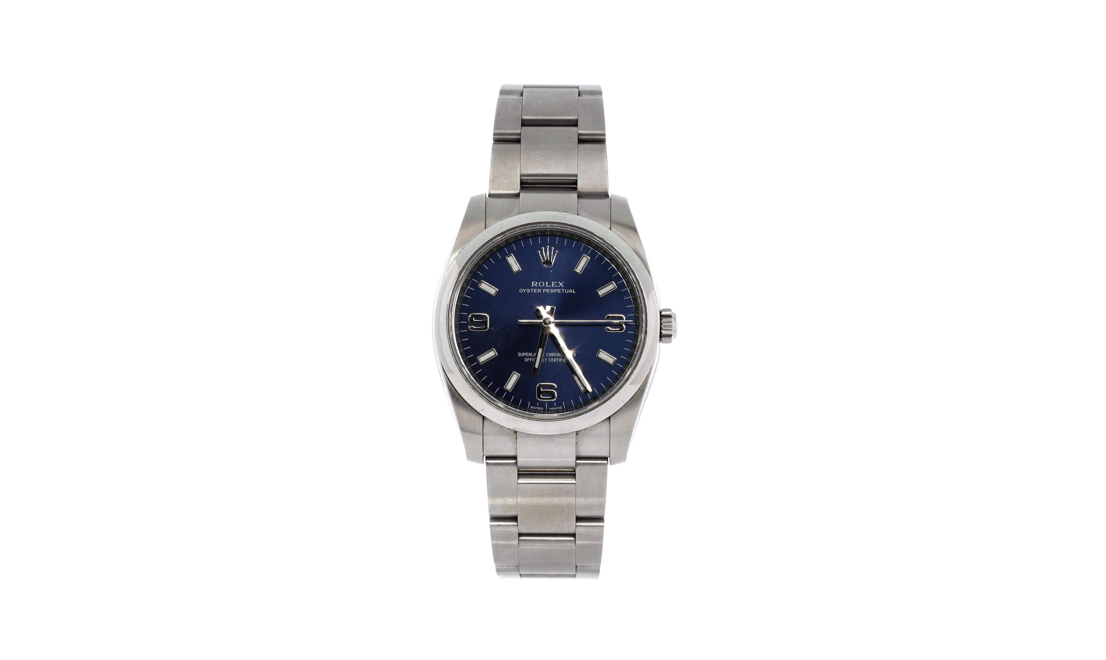 Pre-Owned Rolex Oyster Perpetual Automatic Watch in Stainless Steel 34mm
