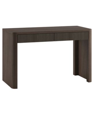 Palmera 47.5" Wood Fluted Rectangular Desk