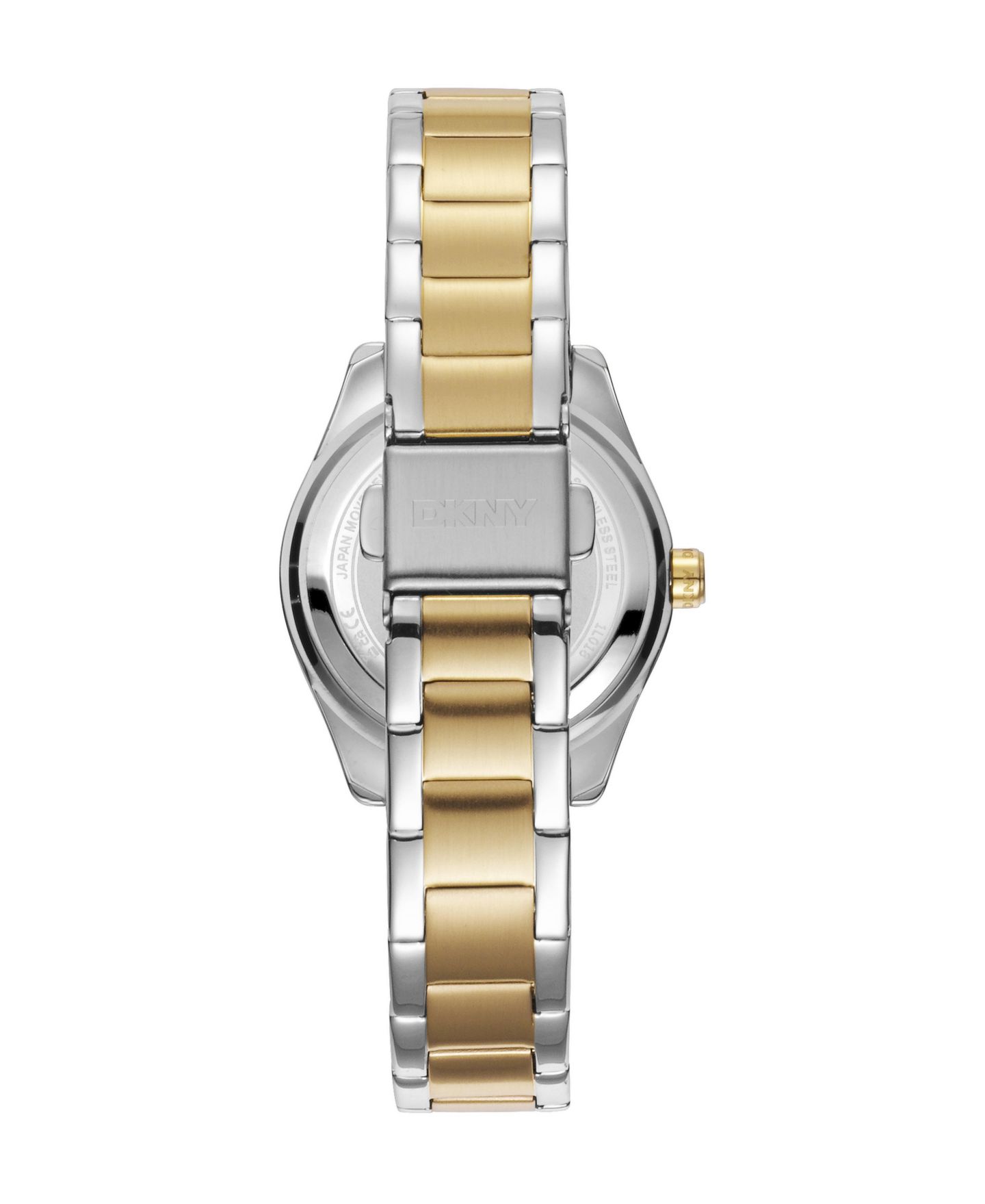 Женские часы DKNY Quartz Two Tone Stainless Steel Bracelet Watch, 30mm, цвет: Двухцветный — фото 2