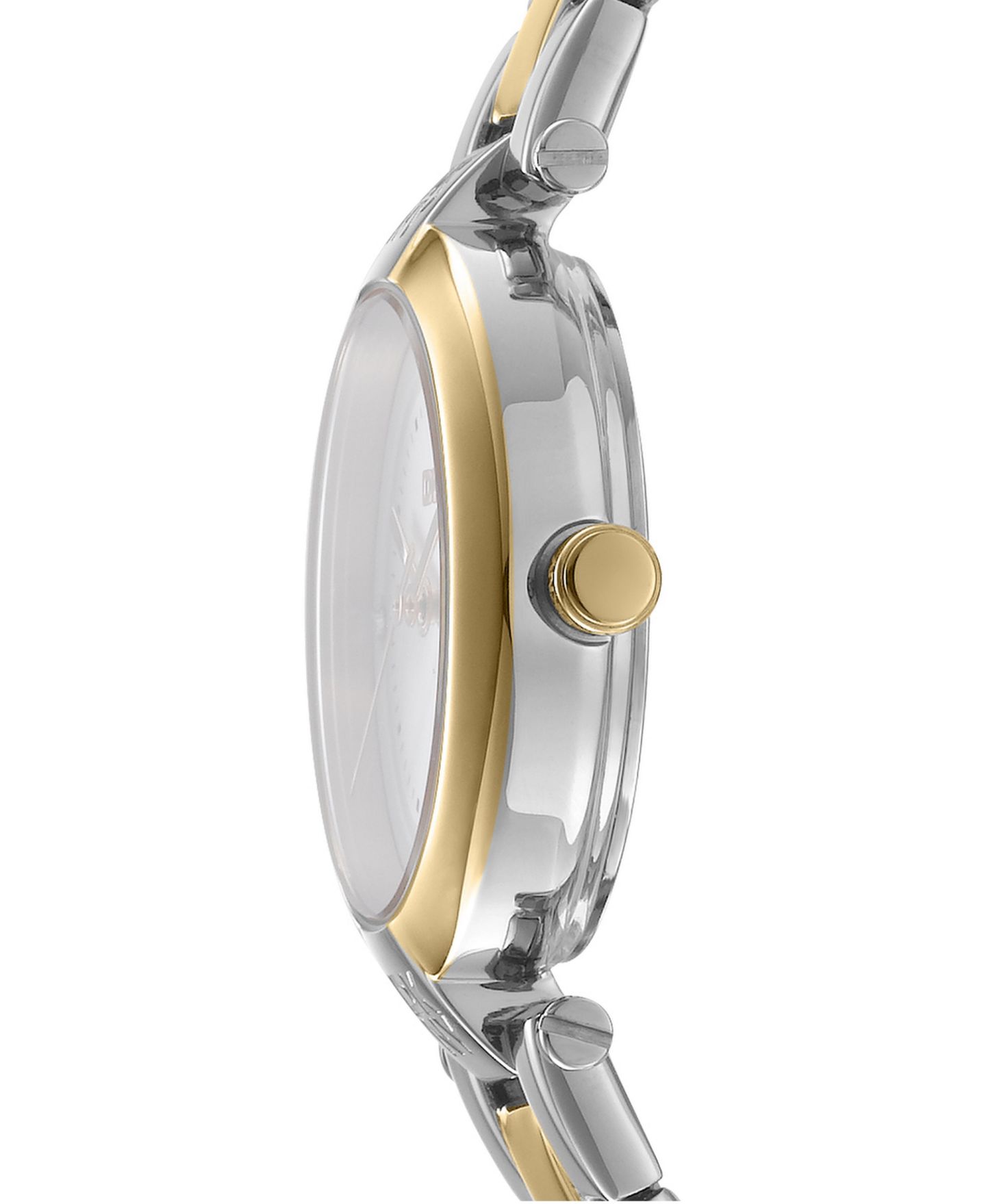 Женские часы DKNY Quartz Two Tone Stainless Steel Bracelet Watch — фото 3
