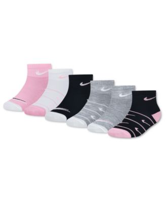 Girls' 4-7 Ankle Socks, 6-Pack