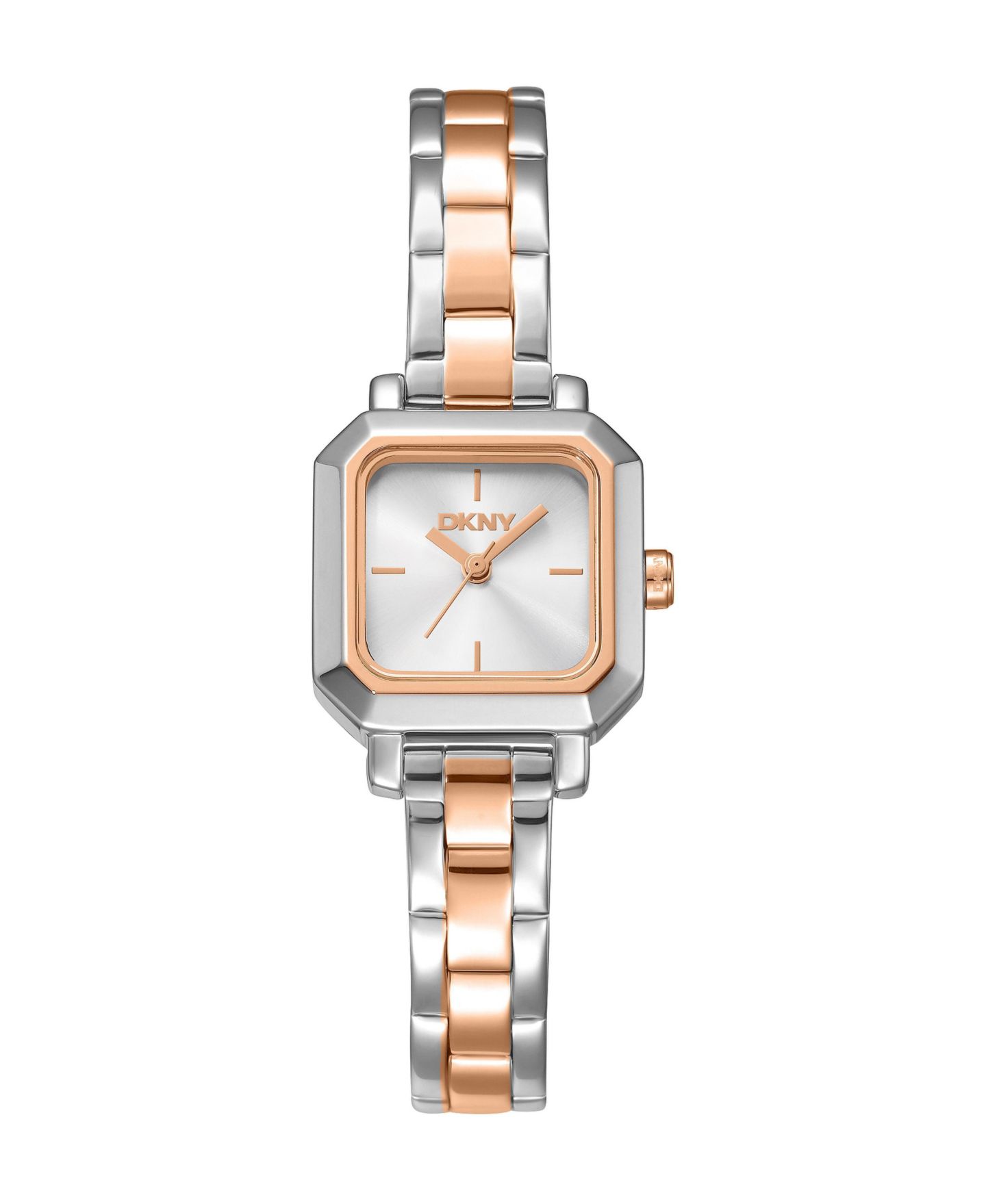 Женские часы DKNY Quartz Two-Tone Water-Resistant Stainless Steel Bracelet Watch, 22mm, цвет: Двухцветный — фото 1