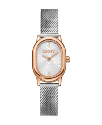 Women's Quartz Everyday Water-Resistant Silver Stainless Steel Bracelet Watch, 22 mm
