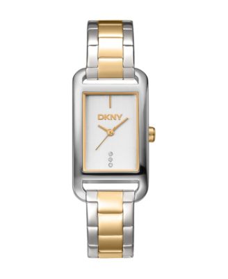 Women's Quartz Two-Tone Stainless Steel Bracelet Watch, 22 mm