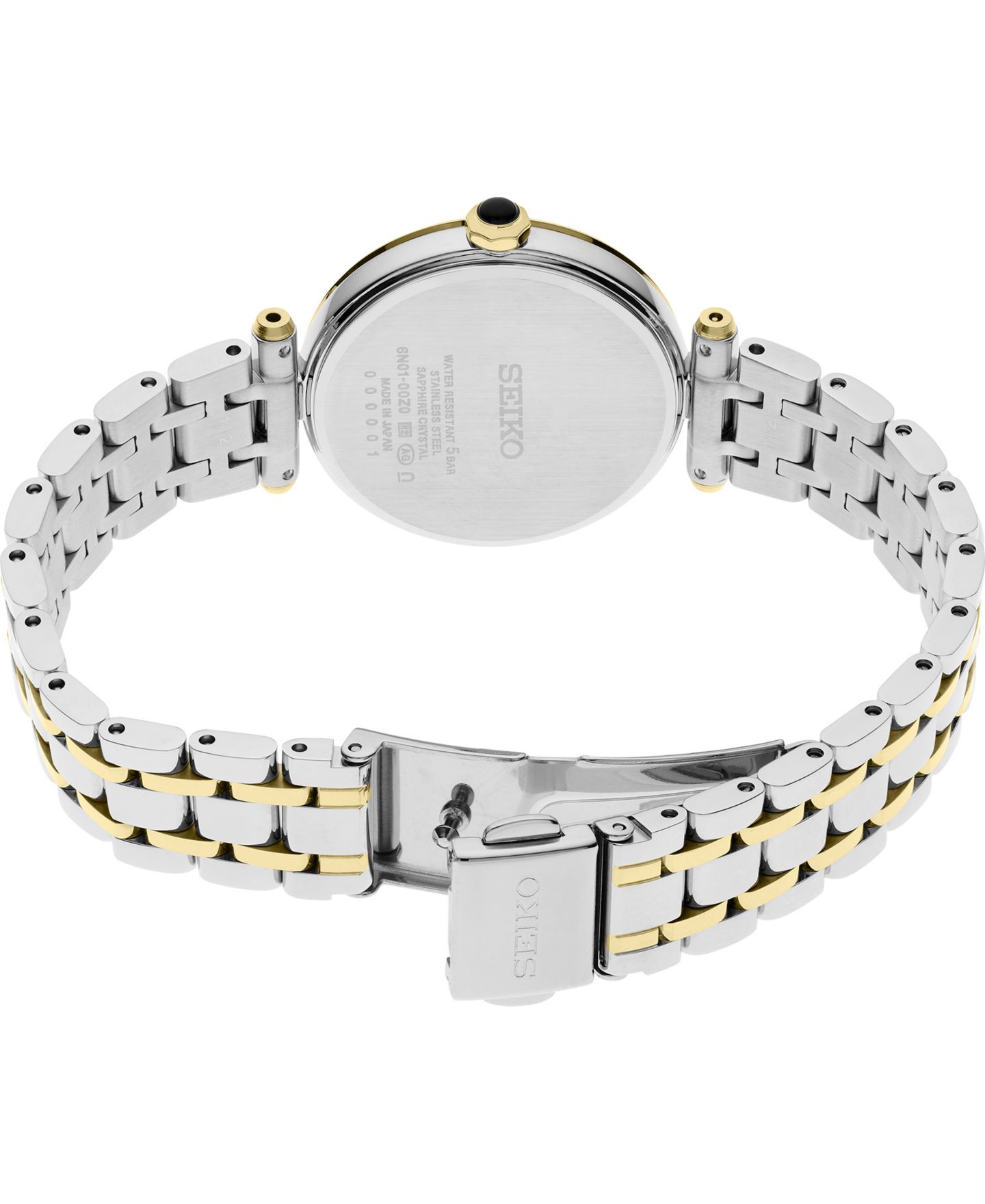 Женские часы Seiko Diamonds Two-Tone Stainless Steel Bracelet Watch 29mm — фото 3