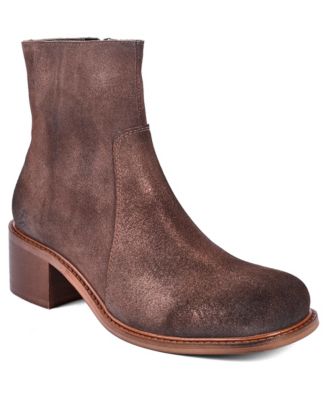 Women's Notice Square-Toe Suede Boots