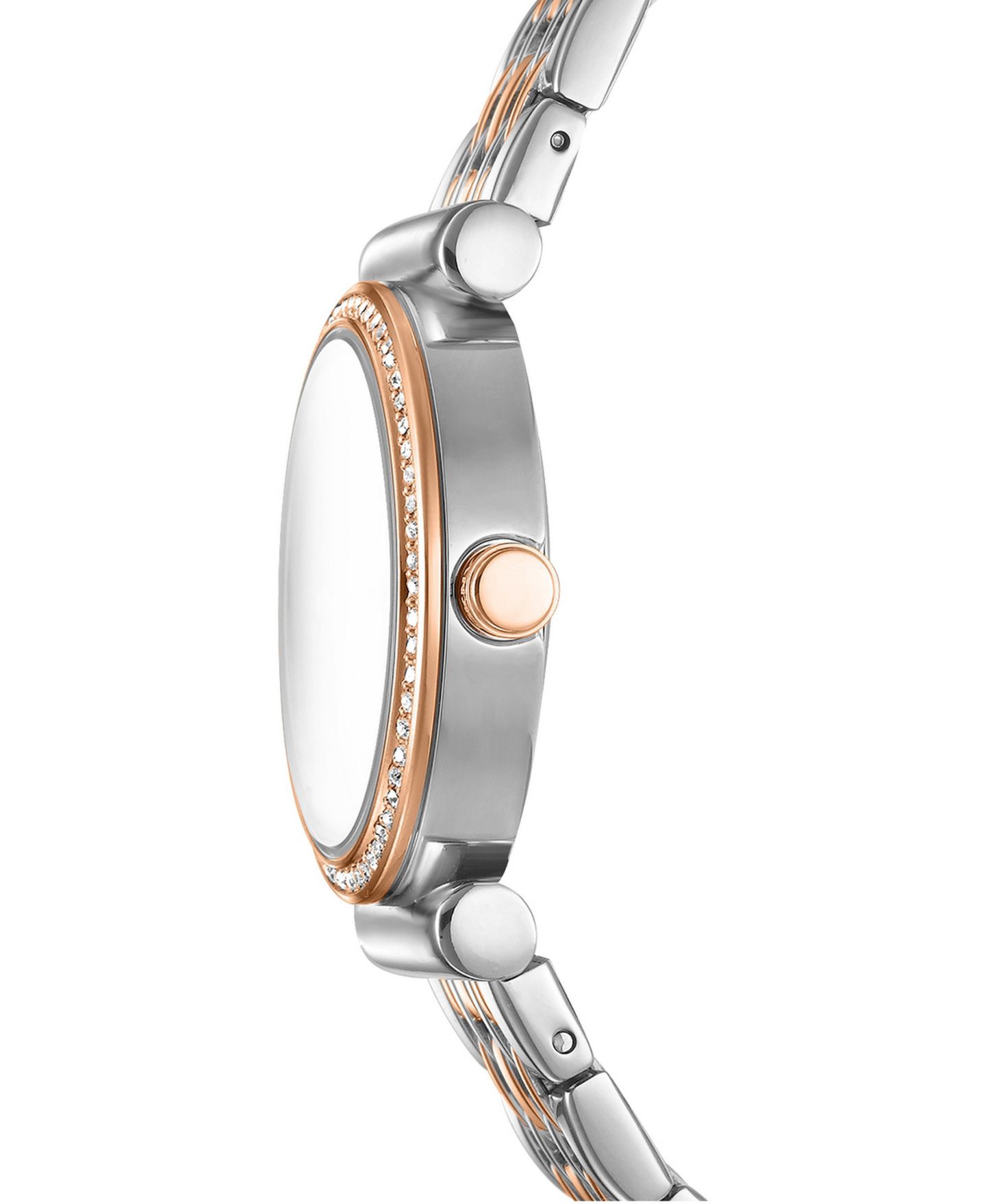 Женские часы DKNY Quartz Two-Tone Stainless Steel Bracelet Watch, 30mm, цвет: Двухцветный — фото 3