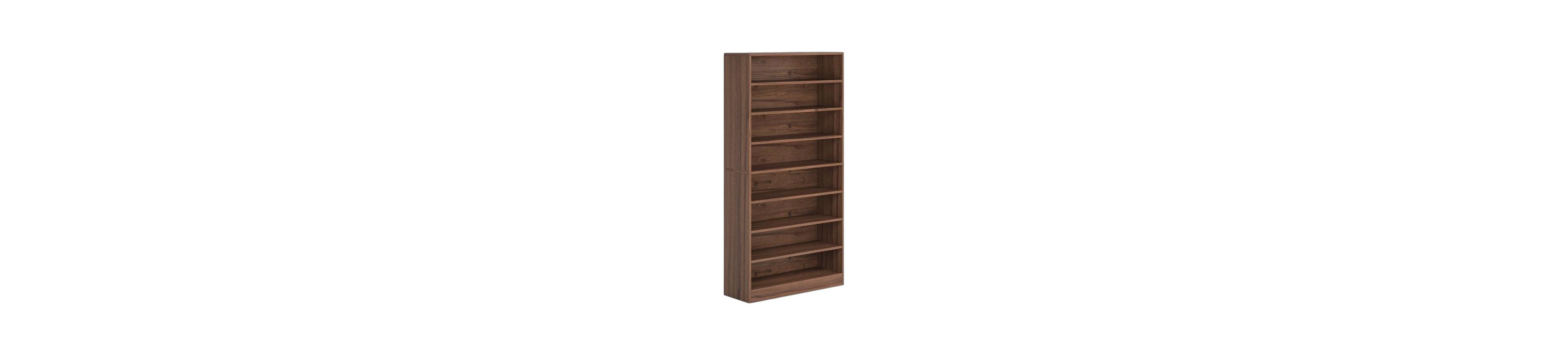 Slickblue Freestanding Wooden Shoe Rack with 8 Shelves for Closet and Entryway
