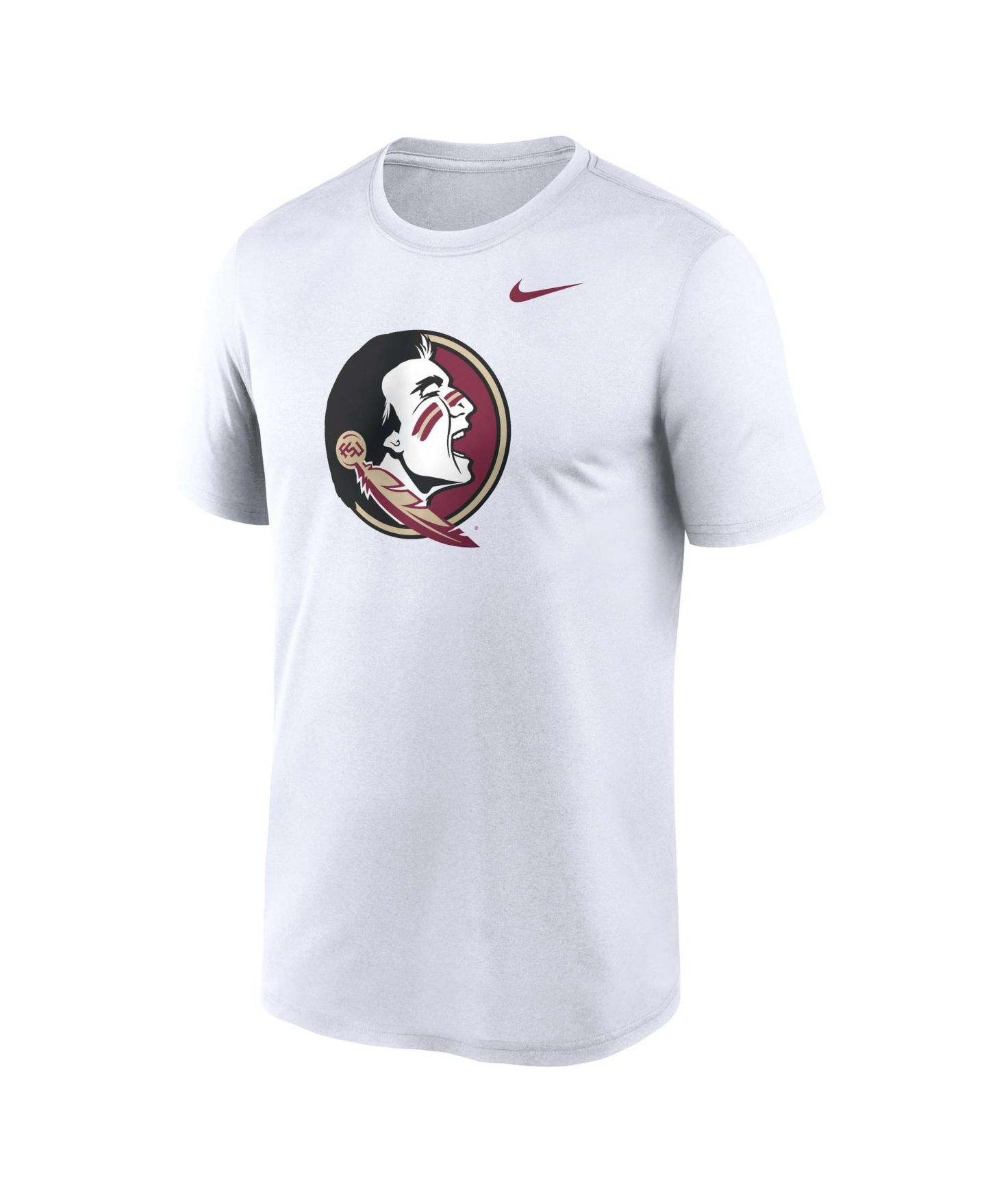 Мужская футболка Nike White Florida State Seminoles Primetime Legend Alternate Logo — фото 2