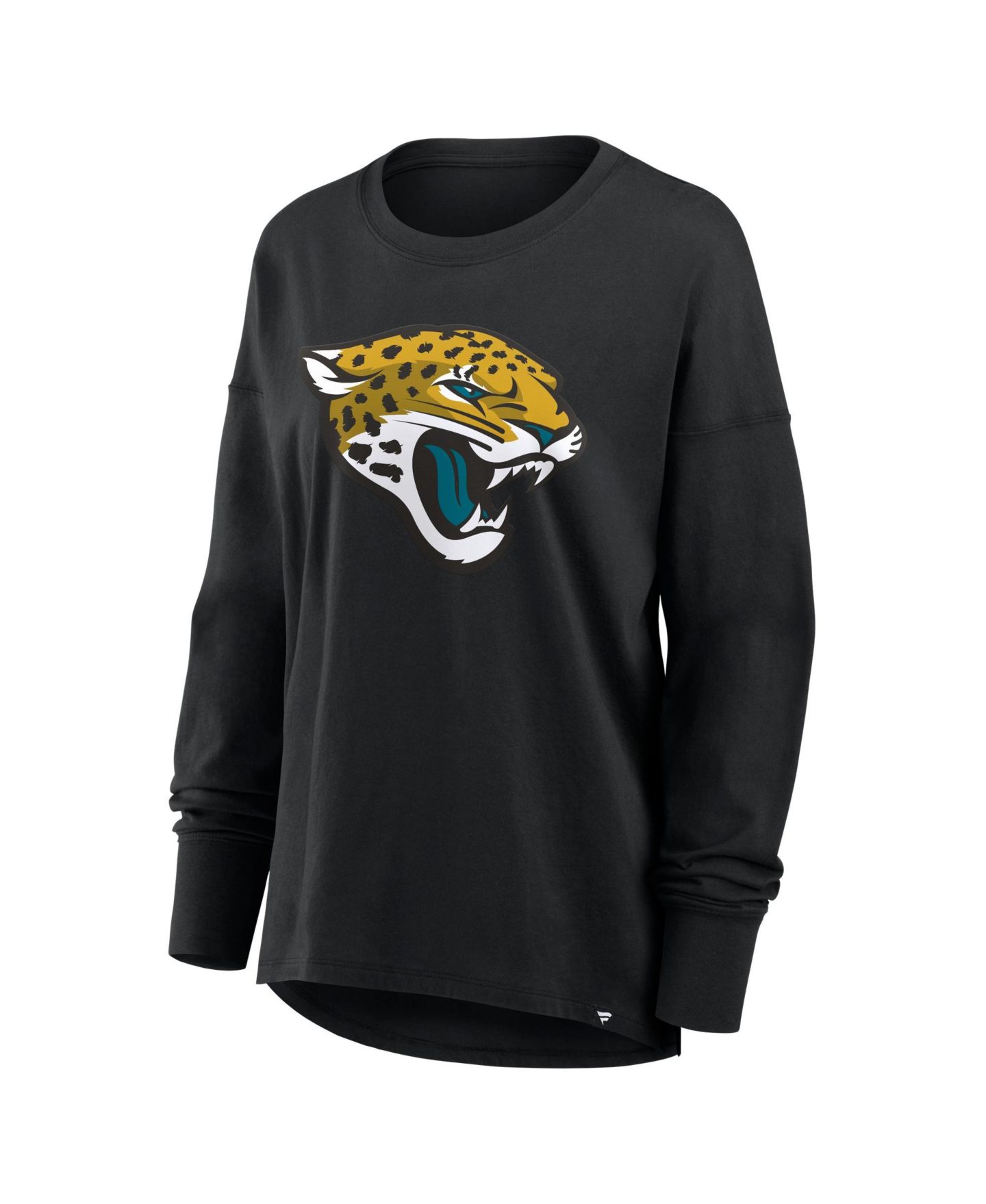Женская футболка Fanatics Black Jacksonville Jaguars Essential Long-Sleeve — фото 2