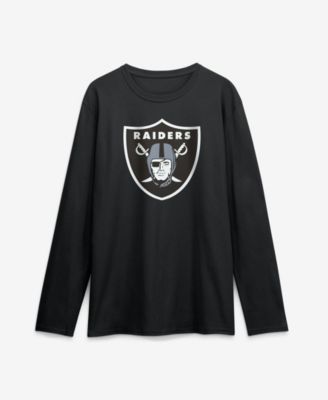 Men's Black Las Vegas Raiders Primary Logo Long-Sleeve T-Shirt