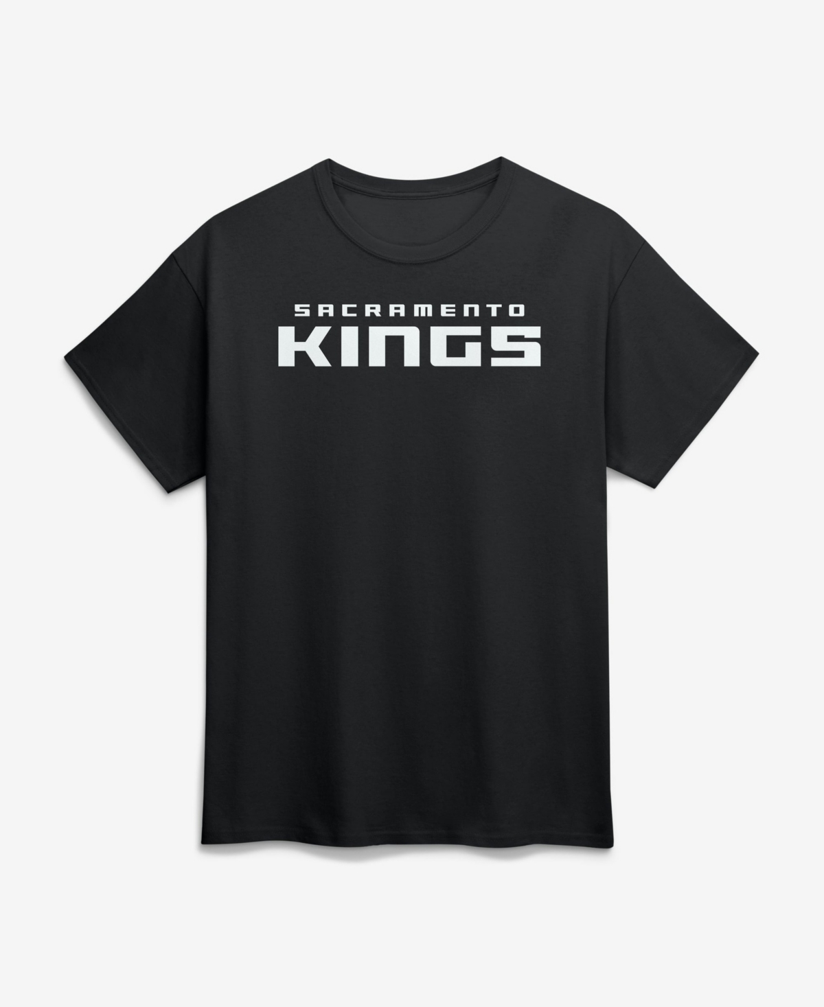 Logo Athletic Men's Black Sacramento Kings Wordmark T-Shirt - Black