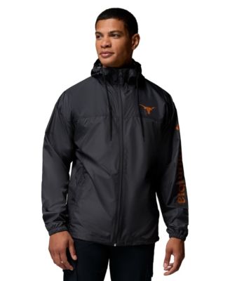 Men's Black Texas Longhorns Flash Challenger II Full-Zip Hooded Windbreaker