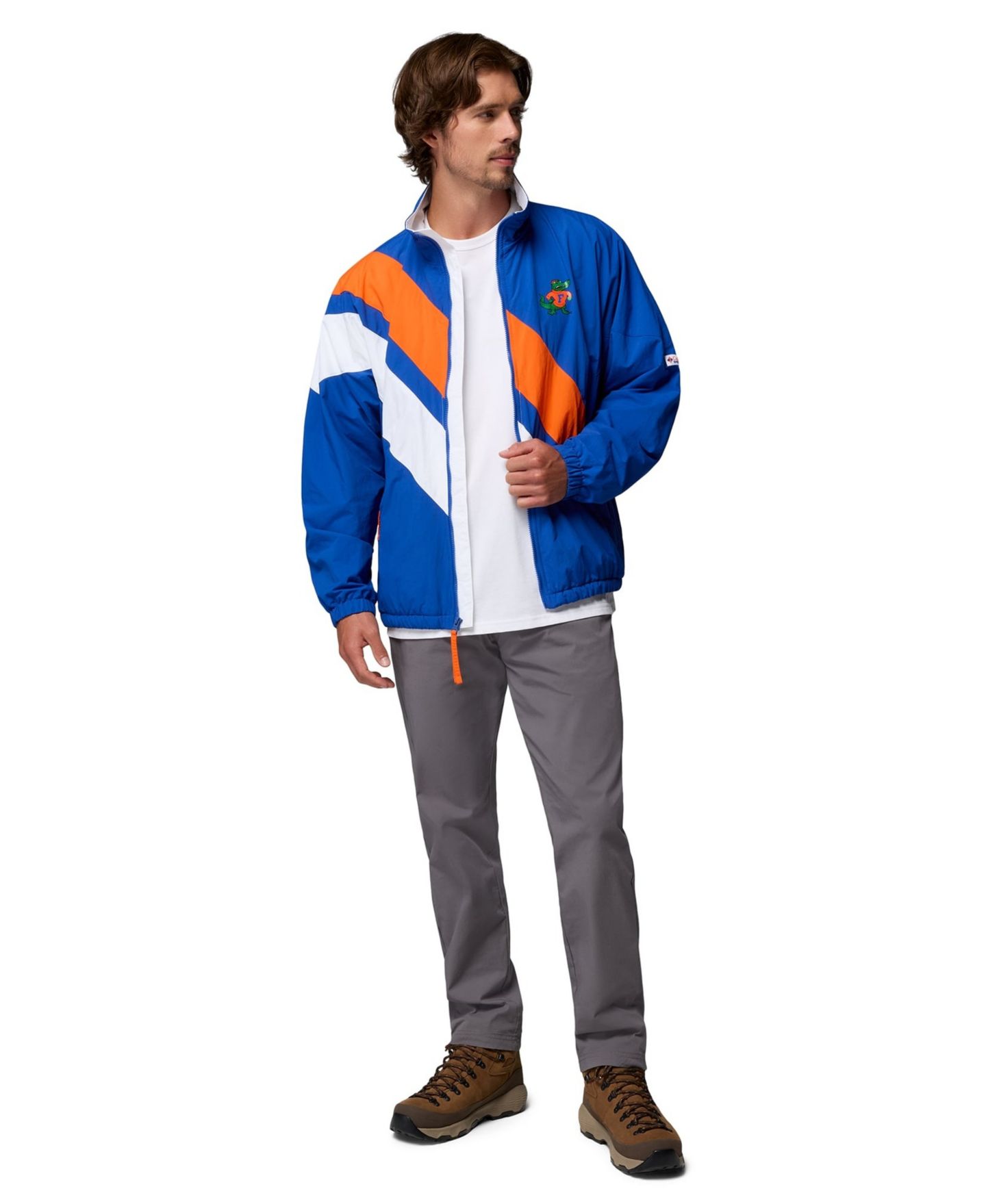Мужская куртка Columbia Royal Florida Gators Reventure Full-Zip Windbreaker Omni-Shield — фото 3
