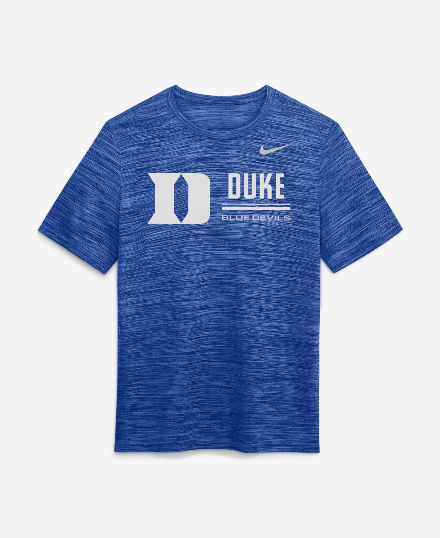 Мужская футболка Nike Royal Duke Blue Devils Sideline Velocity Dri-FIT — фото 3