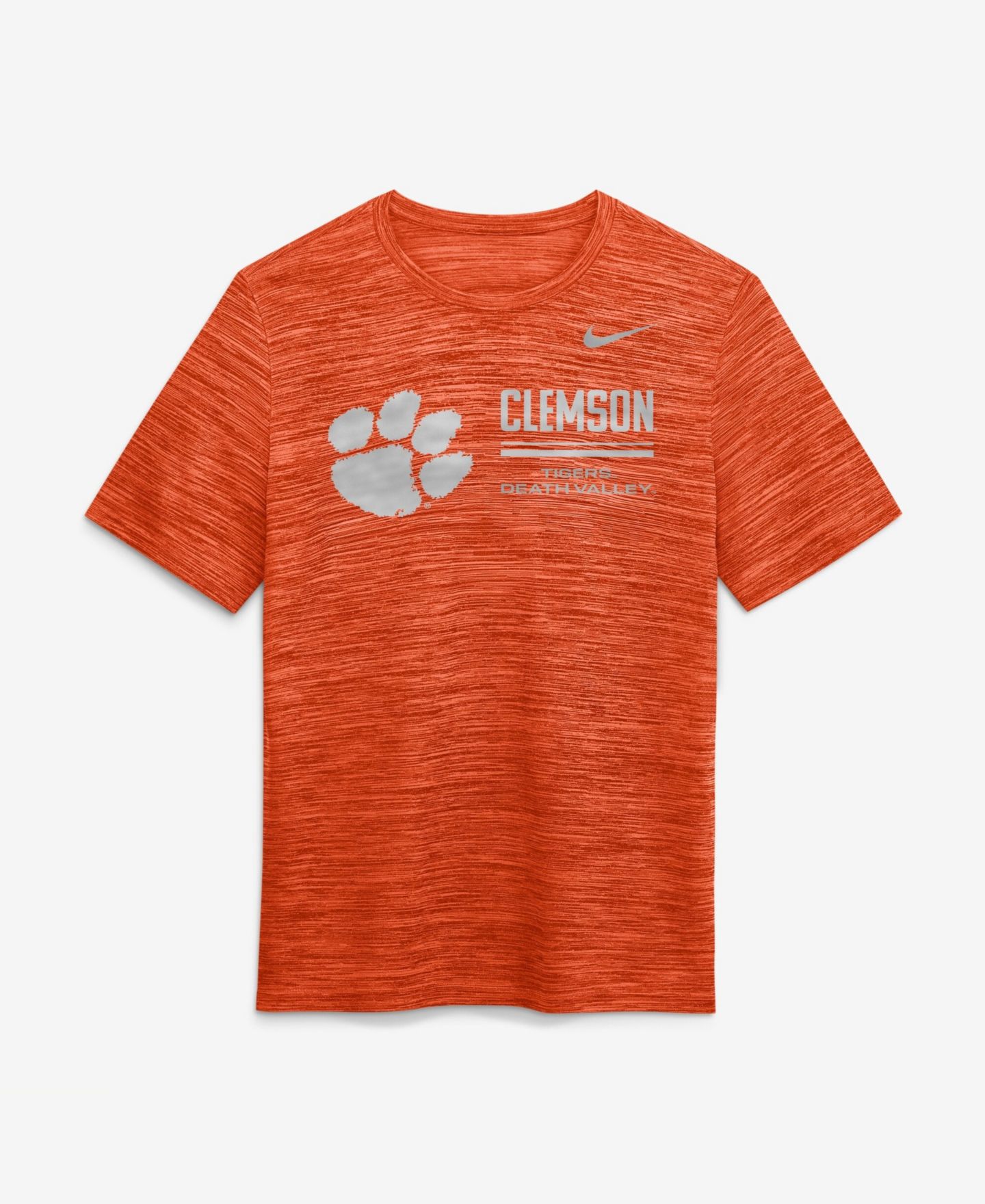 Мужская футболка Nike Orange Clemson Tigers Sideline Velocity Dri-FIT — фото 3