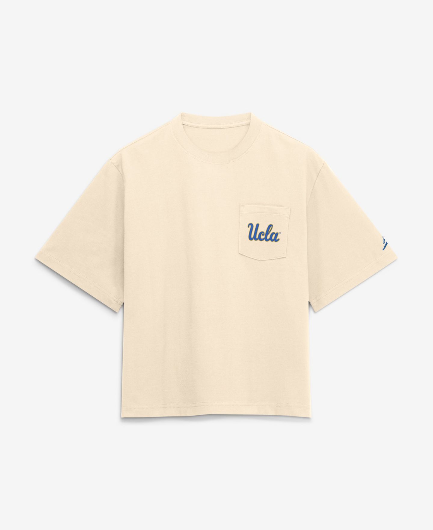 Женская футболка Nike Natural Ucla Bruins Pocket Boxy — фото 1