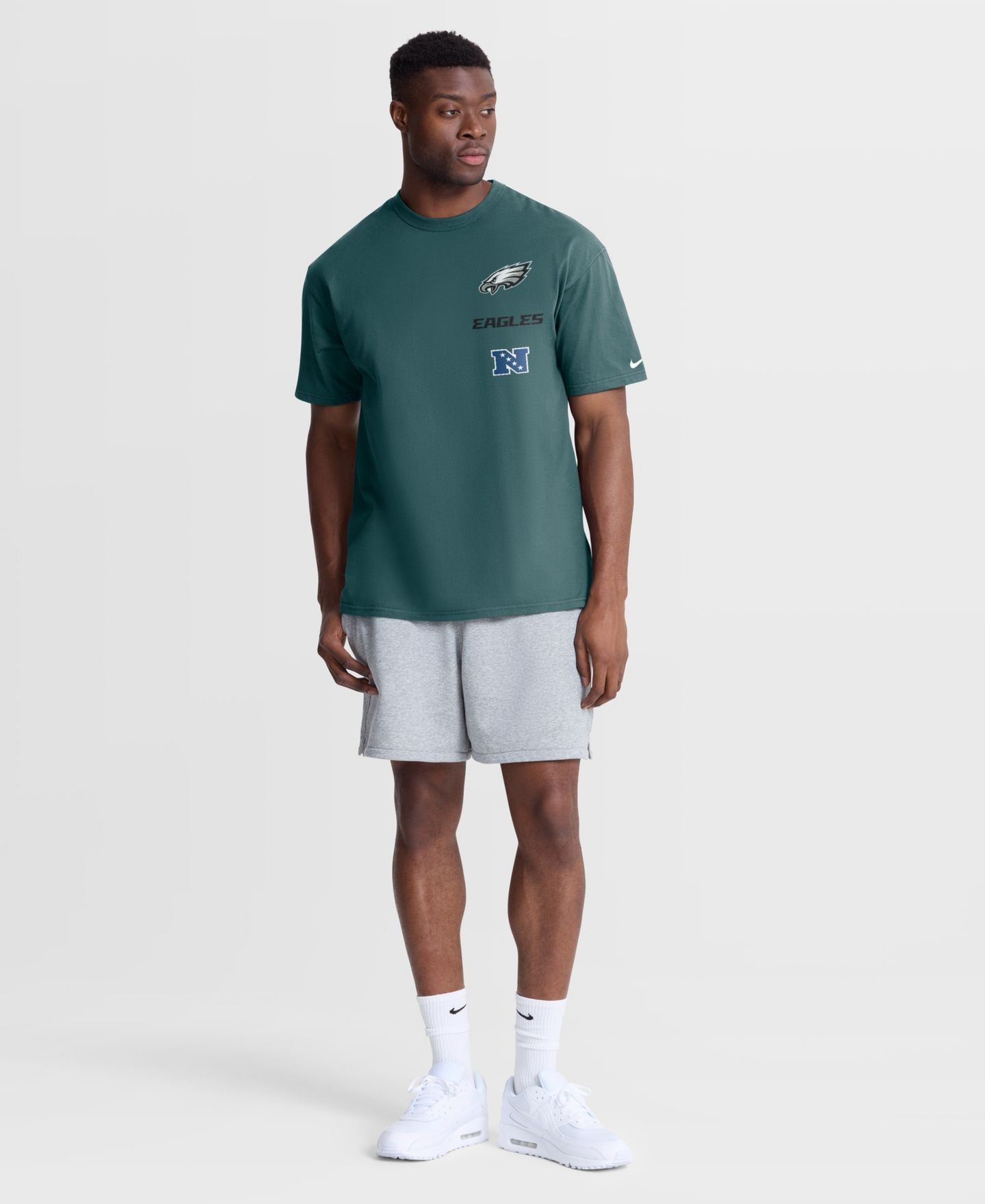 Мужская футболка Nike Midnight Green Philadelphia Eagles The Forward Heavyweight Max90 — фото 4