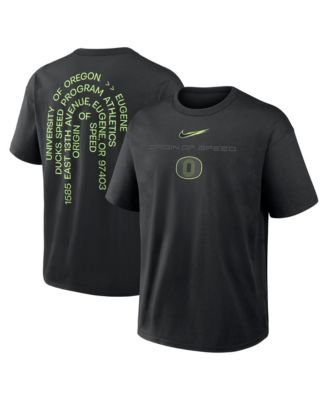 Men's Black Oregon Ducks Origin of Speed Max90 T-Shirt