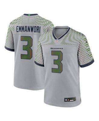 Men's Nick Emmanwori Gray Seattle Seahawks Rivalries Collection Game Jersey