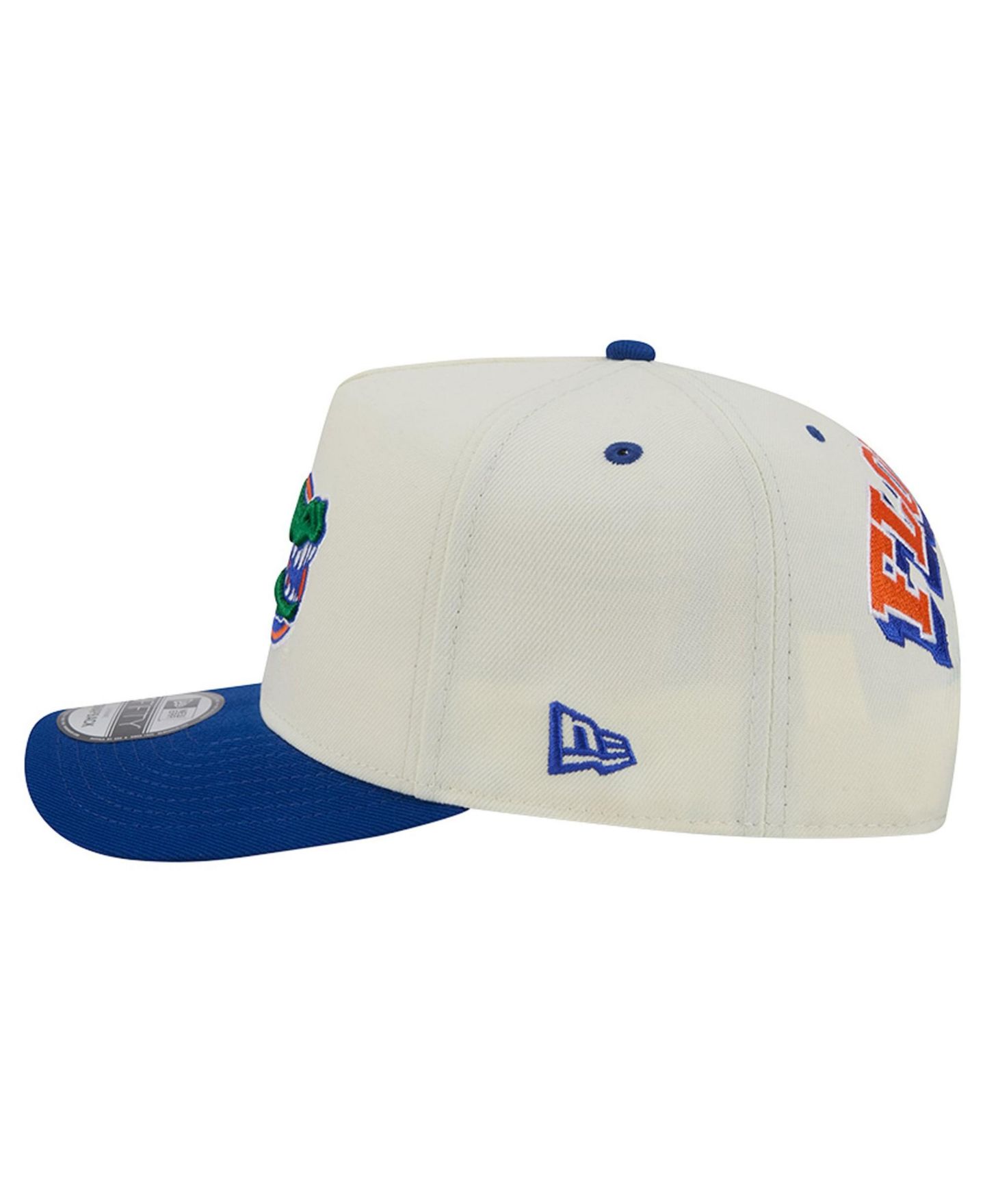 Кепка New Era White/Royal Florida Gators 9FIFTY A-Frame Snapback Hat — фото 6