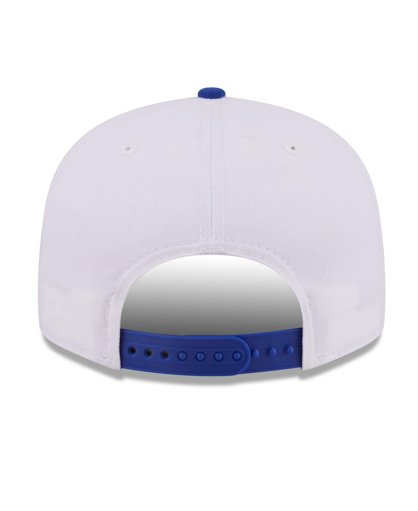 Мужская кепка New Era White/Royal Golden State Warriors Retro Swoop 9FIFTY Snapback Hat — фото 4