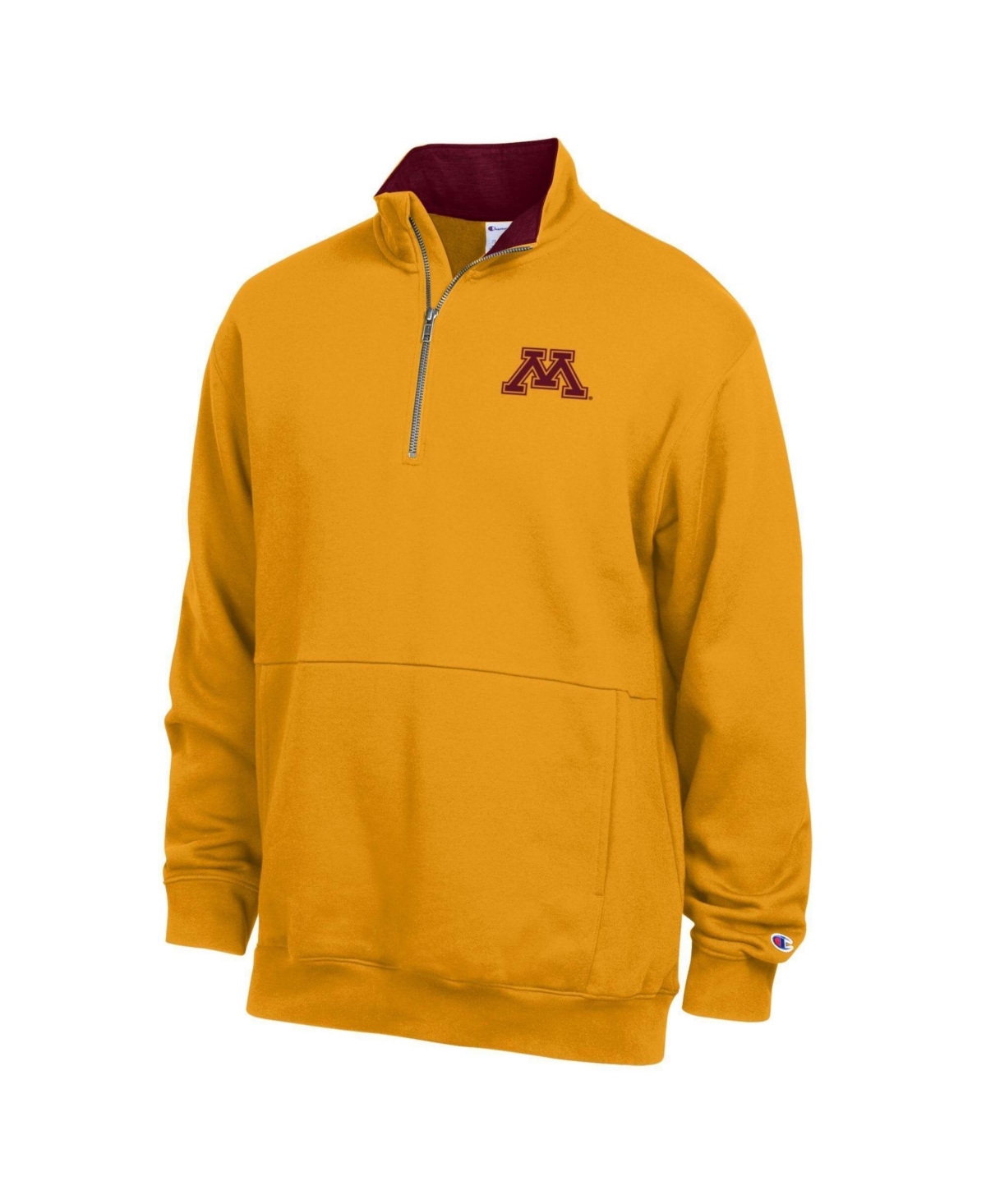Champion Men's Gold Minnesota Golden Gophers Fleece Quarter-Zip Pullover - Gold