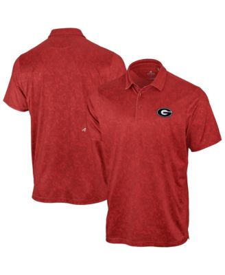 Men's Red Georgia Bulldogs Lush Polo Shirt