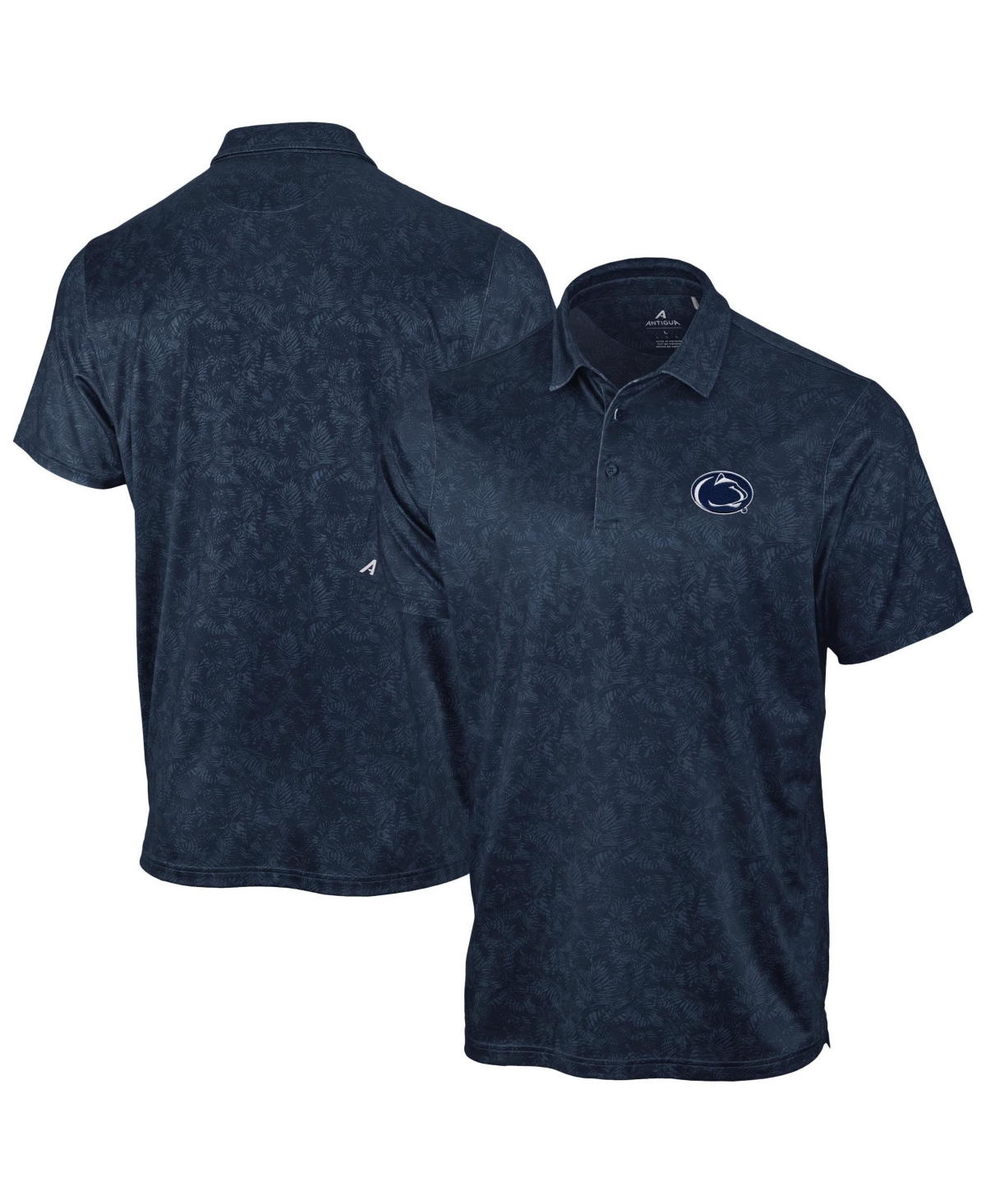 Antigua Men's Navy Penn State Nittany Lions Lush Polo Shirt - Navy