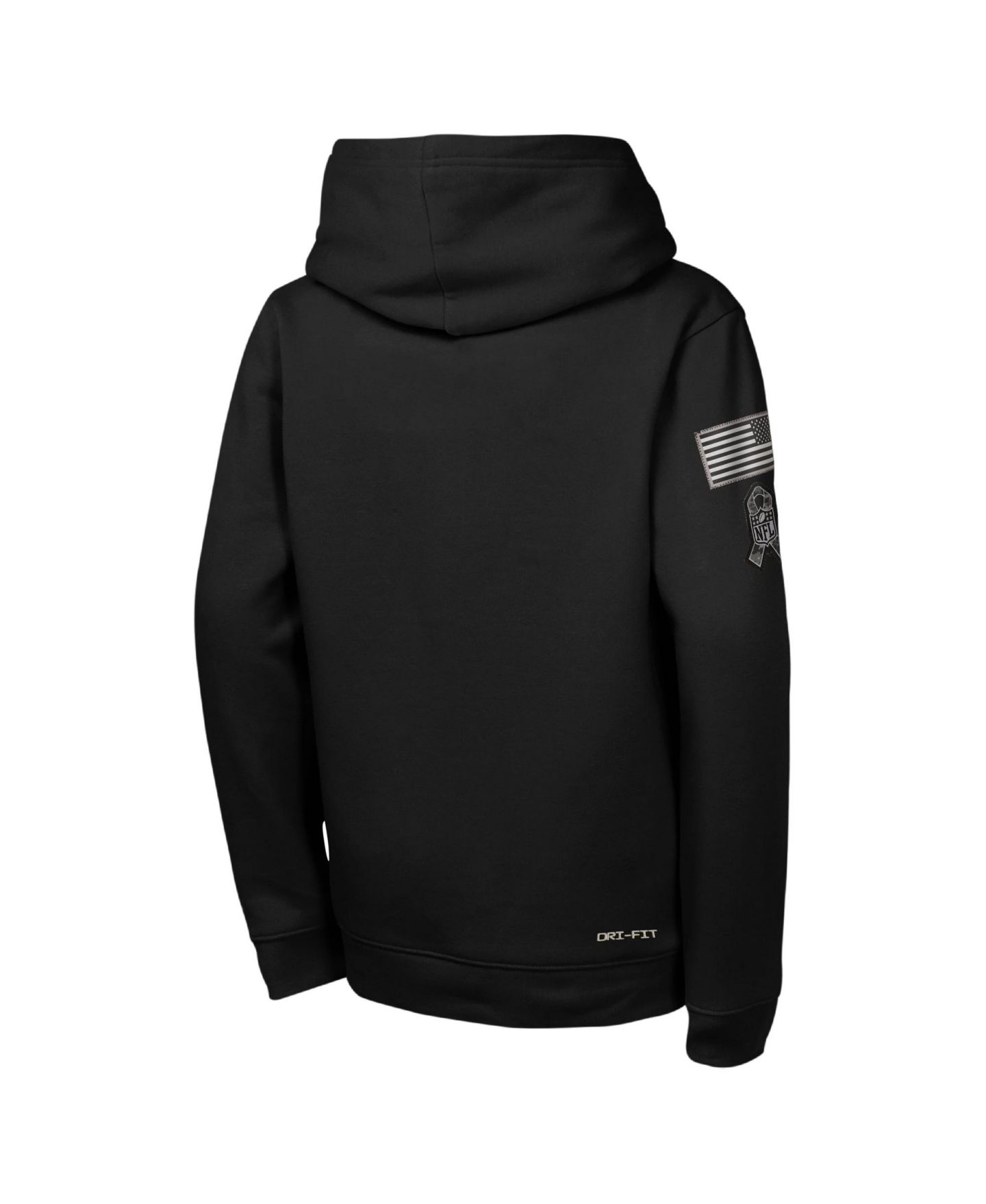 Детское худи Nike Black Cincinnati Bengals 2026 Salute to Service Club Fleece Pullover — фото 3